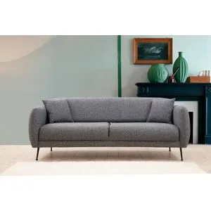 Sevilla - Grey Grey 3-Seat Sofa-Bed