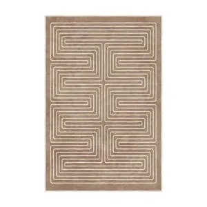 Sftkece043 Brauni Tepih (80 x 120 cm)