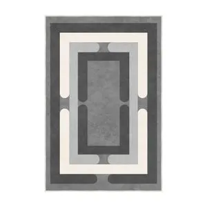 Sftkece047 Tepih u Antracit Boji (100 x 150 cm)
