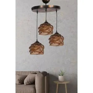 SH204 Antik Hrom Chandelier