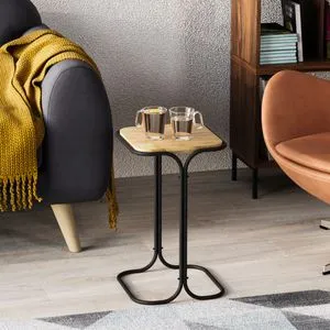 Shb-001-A Crni Prirodni Sto za Kafu