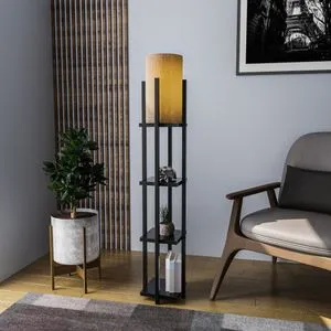 Shelf Lamp - 8112 Black Floor Lamp