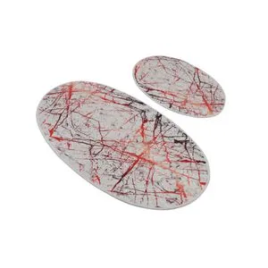 Shine DJT Set za Kupatilo u Višebojnim Tonovima (2 Komada)