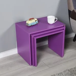 Shp-103-Uu-1 Purple Nesting Table