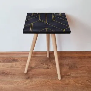 Shp156 - Navy Blue Navy Blue
Gold Side Table