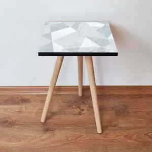 Shp175 - White White
Grey Side Table