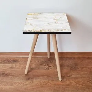 Shp183 - White White
Gold Side Table