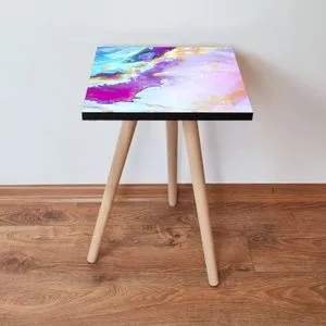Shp195 - Multicolor Multicolor Side Table