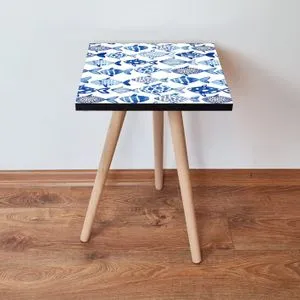 Shp277 - White White
Navy Blue Side Table