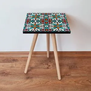 Shp28 - Multicolor Multicolor Side Table