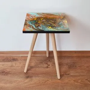 Shp280 - Multicolor Multicolor Side Table