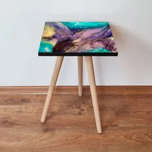 Shp282 - Multicolor Multicolor Side Table