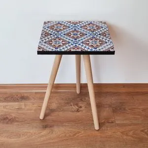 Shp32 - White White
Sax Blue
Brown Side Table