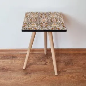 Shp33 - Multicolor Multicolor Side Table