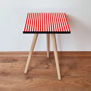 Shp339 - Red Red
White Side Table