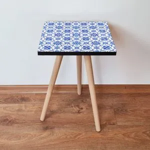 Shp37 - White White
Navy Blue Side Table