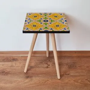 Shp46 - Multicolor Multicolor Side Table