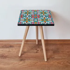 Shp48 - Multicolor Multicolor Side Table