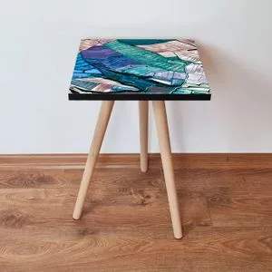 Shp80 - Multicolor Multicolor Side Table