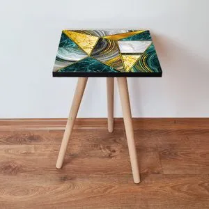 Shp85 - Multicolor Multicolor Side Table