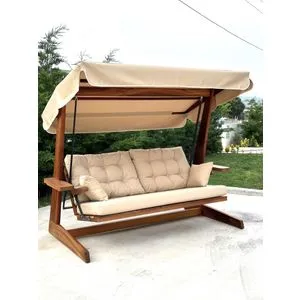 Sia 2400 - Beige Beige Garden Triple Swing Chair