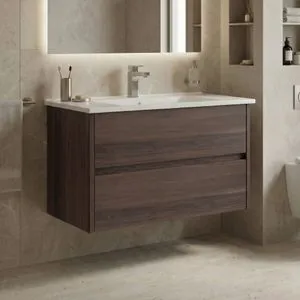 Side 85 v2 - 794 Dark Walnut Bathroom Cabinet With Sink