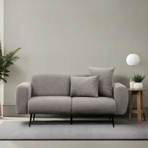 Side - Light Grey Light Grey 2-Seat Sofa