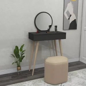 Siena - Anthracite Anthracite Make-Up Table