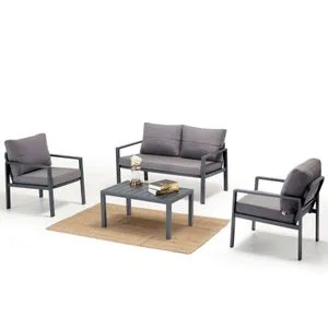 Siena Antracitni Baštenski Lounge Set