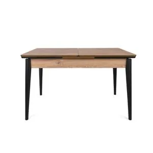 Sigma - 991 Walnut
Black Extendable Dining Table