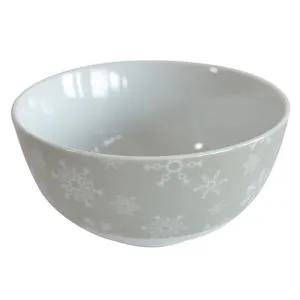 Sigma Ng Porcelan Činija (Siva/Bele Pahuljice)