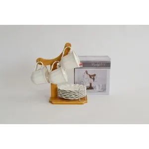 Sigma Porcelan set za kafu 160ml 6/1 (na stalku) PJ03175-L