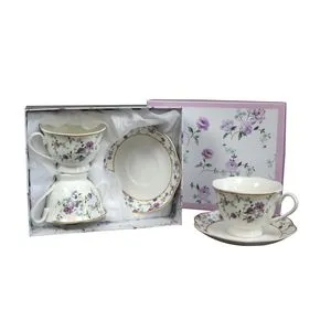 Sigma Porcelan set za kafu 2/1 220ml (Violet) JH-CS-DHK2-VIO