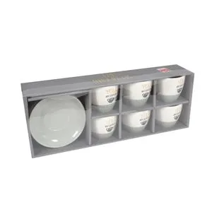 Sigma Porcelan set za kafu 220ml 6/1 (SIVI/TEA) RXG-N22869-A
