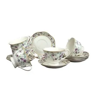 Sigma Porcelan set za kafu 220ml 6/1 (Violet) JH-CS-DHK6-VIO