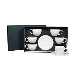 Sigma Porcelan za kafu 90ml 6/1 (GLD) YK90-EMB-8980