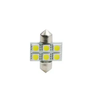SIJALICA 12V SULFIDNA C5W,C10W SV 8.5 31mm 6x SMD5050 LED