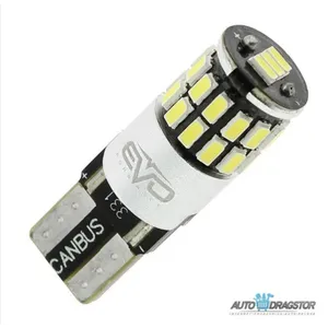 SIJALICA 12V T10 5050SMD 9 LED CANBUS BELA 2KOM