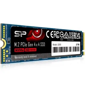 Silicon Power SP02KGBP44UD8505 M.2 NVMe 2TB, 2280, PCIe Gen 4x4, UD85, 3D NAND, Read up to 3,600 ...