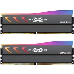 Silicon Power SP032GXLWU60CFDK DDR5 32GB (2x16GB) 6000MT/s [XPOWER Storm] RGB Gaming, CL36 1.35V ...