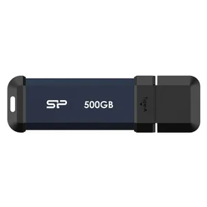Silicon Power SP500GBUF3S60VPB 500GB USB Flash Drive, USB3.2 Gen.2, Marvel Xtreme M80, Read up to...