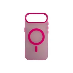 Silikonska futrola Magsafe FLURO COLOR Iphone 17 Air ROZE