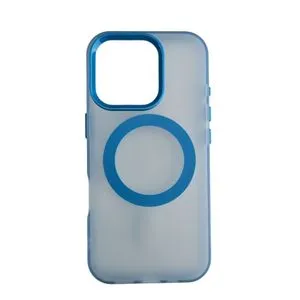 Silikonska futrola Magsafe FLURO COLOR Iphone 17 PLAVA