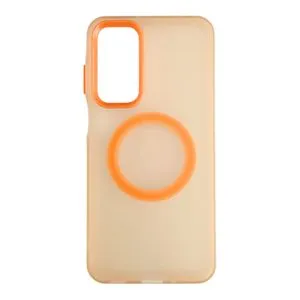 Silikonska futrola Magsafe FLURO COLOR Samsung A16 NARANDŽASTA