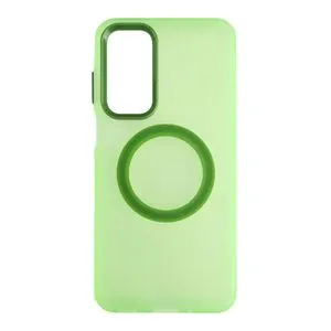 Silikonska futrola Magsafe FLURO COLOR Samsung A16 ZELENA