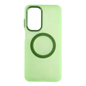 Silikonska futrola Magsafe FLURO COLOR Samsung A36 ZELENA