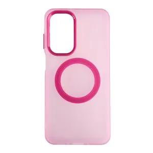 Silikonska futrola Magsafe FLURO COLOR Samsung S24/S25 ROZE