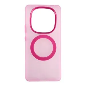 Silikonska futrola Magsafe FLURO COLOR XIAOMI Redmi Note 14 PRO+ 5G ROZE