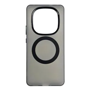 Silikonska futrola Magsafe FLURO COLOR XIAOMI Redmi Note 14 PRO+ 5G CRNI