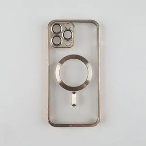 Silikonska futrola Magsafe Iphone 13 pro max gold